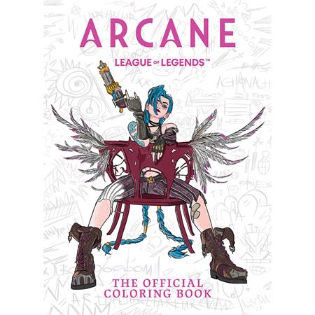 0726MP1041 ARCANE TP THE OFFICIAL COLORING BOOK