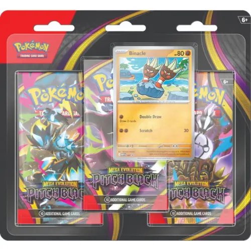 10-10419-120_1 Pokémon: Mega Evolution—Pitch Black: 3-pack Blister