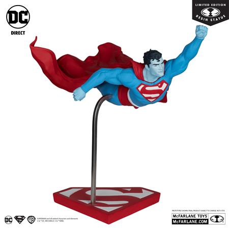 1225MT8008 SUPERMAN (RED & BLUE) BY LEE BERMEJO 1:10 SCALE RESIN STATUE