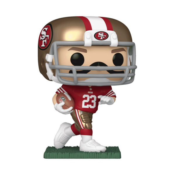 79683_49ers_ChristianMcCaffrey_POP_GLAM-WEB Pop! Christian McCaffrey (49ers Home Uniform)