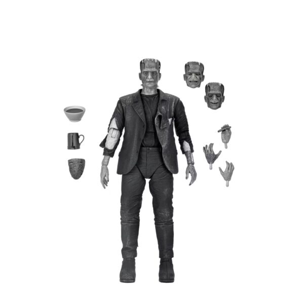 GUEST_06e3b142-890d-4f63-b5bf-2d7f5fce5e26 Universal Monsters Bride of Frankenstein Ultimate Frankenstein's Monster Black & White Action Figure