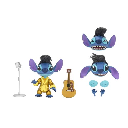 GUEST_ad2221f1-47ac-4923-ab1d-4f2b7ff11ffc Lilo and Stitch 7-Inch Scale Ultimate Gold Suit Elvis Stitch Action Figure