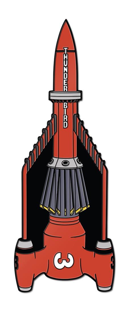 THUNDERBIRDS THUNDERBIRD 3 ENAMEL PIN BADGE