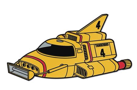 0526TN1304 THUNDERBIRDS THUNDERBIRD 4 ENAMEL PIN BADGE