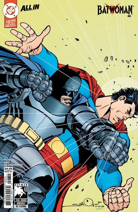 0626DC0064 BATWOMAN #6 CVR E WALTER SIMONSON & LAURA MARTIN DARK KNIGHT RETURNS 40TH ANNIVERSARY CARD STOCK VAR