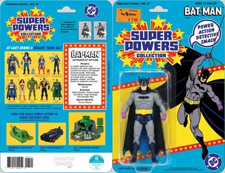 DETECTIVE COMICS #27 FACSIMILE EDITION CVR B JASON GEYER & ALEX SAVIUK FIRST APPEARANCE BATMAN SUPER POWERS ACTION FIGURE CARD STOCK VAR (2026)