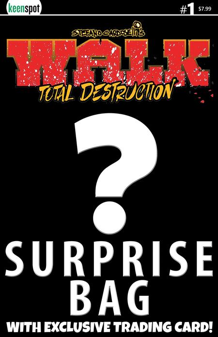 0626EX0851 WALK TOTAL DESTRUCTION #1 (ONE SHOT) CVR B STEFANO CARDOSELLI SURPRISE COVER BAGGED WITH TRADING CARD VAR