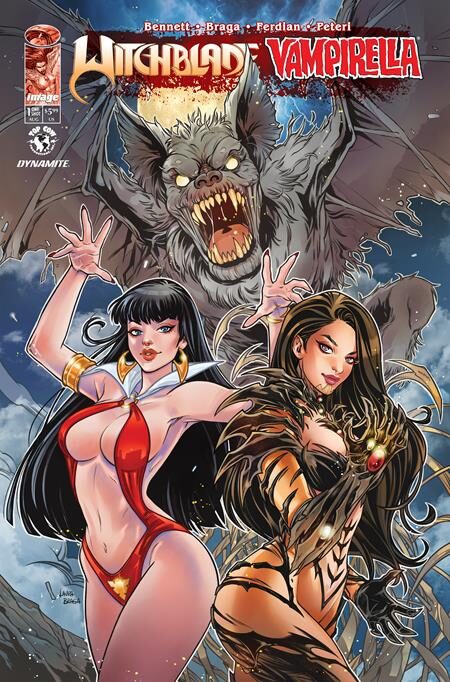 0626IM0286 WITCHBLADE VAMPIRELLA #1 (ONE SHOT) CVR A LAURA BRAGA