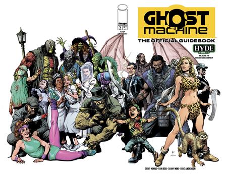 GHOST MACHINE THE OFFICIAL GUIDEBOOK #5 (OF 5) CVR A GARY FRANK & BRAD ANDERSON WRAPAROUND