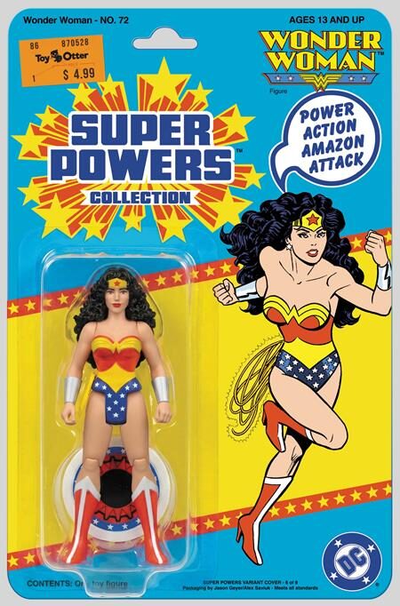 0726DC0259 WONDER WOMAN #72 FACSIMILE EDITION CVR B JASON GEYER & ALEX SAVIUK WONDER WOMAN SUPER POWERS CARD STOCK VAR