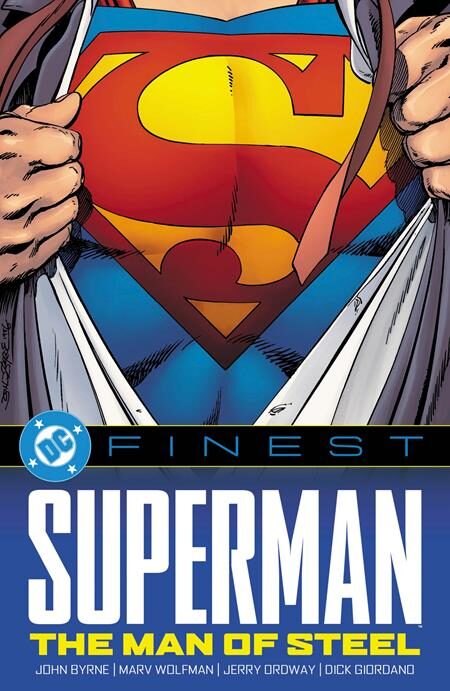 0726DC0282 DC FINEST SUPERMAN THE MAN OF STEEL TP