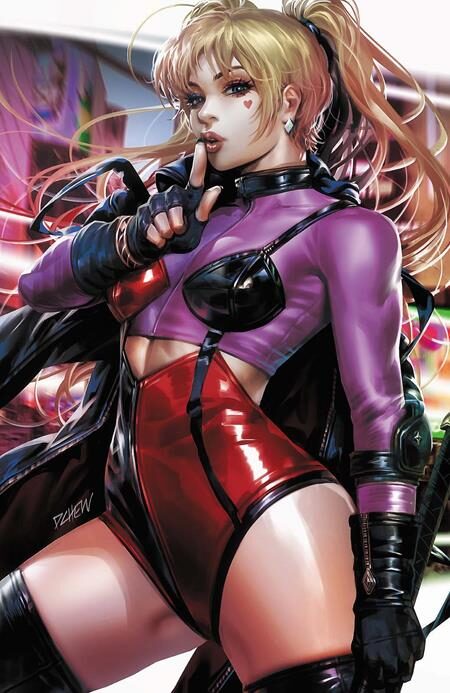 0826DC0130 HARLEY QUINN #67 CVR D DERRICK CHEW CARD STOCK VAR (BATMAN BAD SEEDS)