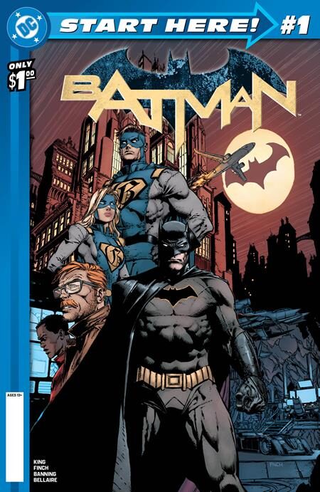 0826DC0282 DC START HERE – BATMAN : BUNDLE OF 4 ISSUES #1