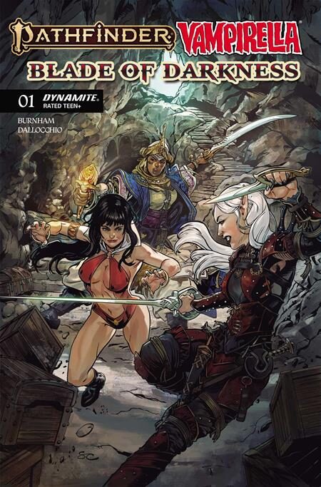 0826DE0784 PATHFINDER VAMPIRELLA BLADE OF DARKNESS #1 CVR A STEVEN CUMMINGS