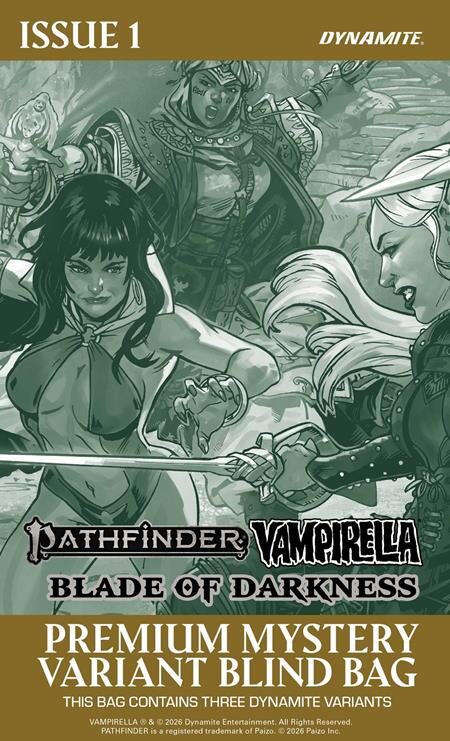 0826DE0790 PATHFINDER VAMPIRELLA BLADE OF DARKNESS #1 CVR G PREMIUM MYSTERY BLIND BAG VAR