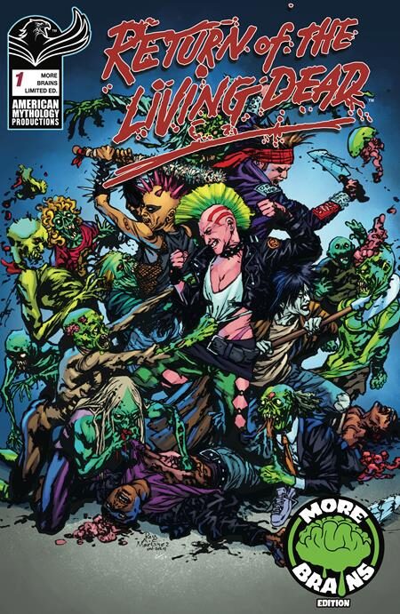 0826PP1182 RETURN LIVING DEAD #1 ROY ALLAN MARTINEZ MORE BRAINS LIMITED (MR)