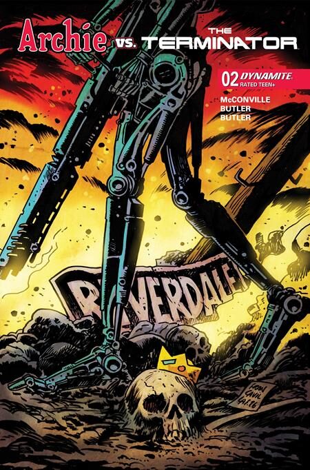 0926DE0632 ARCHIE VS THE TERMINATOR #2 CVR A FRANCESCO FRANCAVILLA