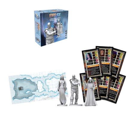 0926DE0687 FIRE AND ICE MINIATURES ADVENTURE GAME KING AND QUEEN EXPANSION SET