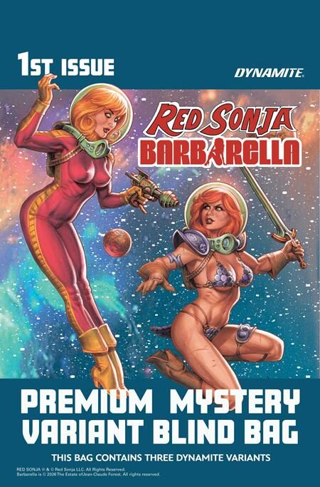 0926DE0716 RED SONJA BARBARELLA #1 CVR K PREMIUM MYSTERY BLIND BAG VAR