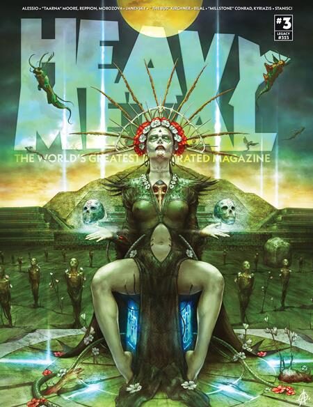 0926MP0990 HEAVY METAL MAGAZINE HC #3 (MR)