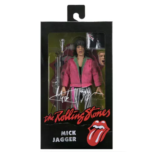 60775_PKG_1 The Rolling Stones - Mick Jagger (1975) 8” Clothed Action Figure