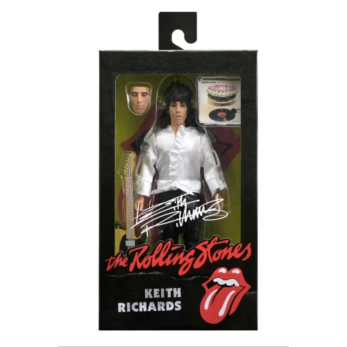 60776_PKG_1 The Rolling Stones - Keith Richards (1975) 8” Clothed Action Figure