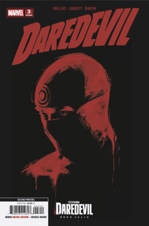 75960621282800312 DAREDEVIL #3 MARVEL TELEVISION 2ND PRINTING VARIANT