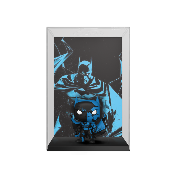 90782a_DC_BatmanBlackAndBlue_POPComicCover_Renders_frontview_glam-WEB Funko Pop! Comic Covers Batman Black & Blue
