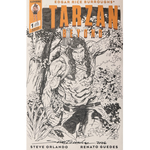 ITarzan 1 SI Tarzan Beyond #1 (Sketch Variant) Signed and Drawn by Sean Izaakse 1 of 1