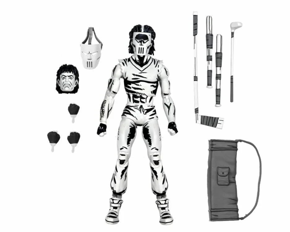 Teenage Mutant Ninja Turtles Casey Jones (Mirage Comics Black & White Variant) 7in Action Figure