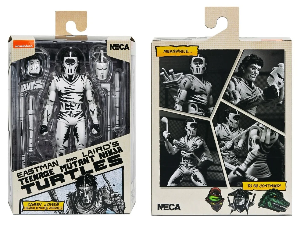 Teenage Mutant Ninja Turtles Casey Jones (Mirage Comics Black & White Variant) 7in Action Figure