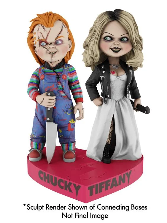 original (4) Bride of Chucky Chucky (Heart Connect Base) Head Knocker