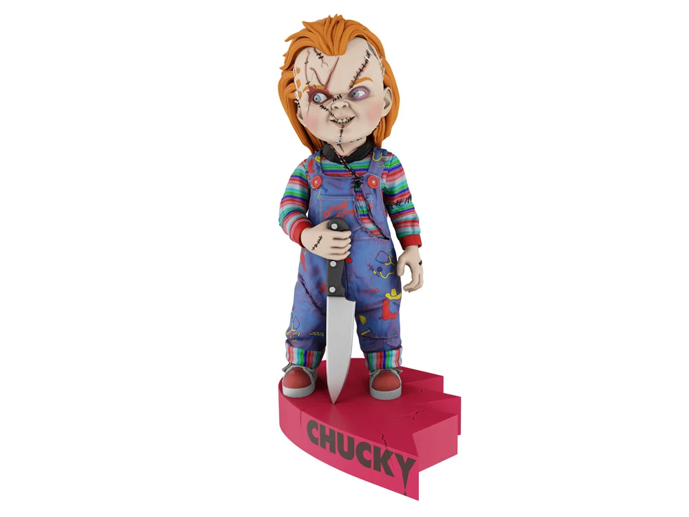 original (5) Bride of Chucky Chucky (Heart Connect Base) Head Knocker