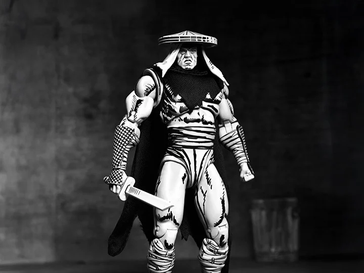 original Teenage Mutant Ninja Turtles Foot Elite Assassin (Mirage Comics Black & White Variant) 7in Action Figure