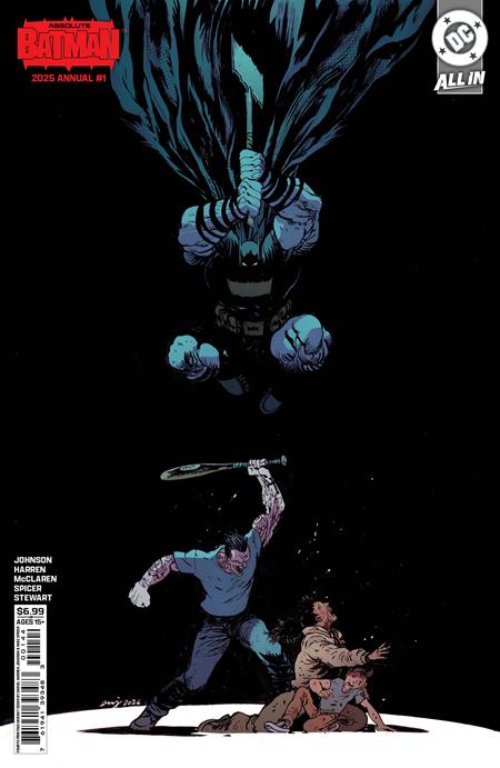 0626DC8538 ABSOLUTE BATMAN 2025 ANNUAL #1 (ONE SHOT) Fourth Printing Cvr B Daniel Warren Johnson Card Stock Var