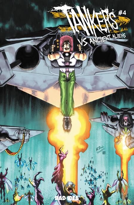 0726BD0667 TANKERS VS ANCIENT ALIENS #4 (OF 5) CVR A RAPHAEL POOL