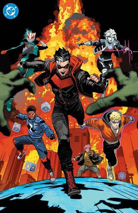 0726DC0006 TEEN TITANS #1 CVR F DAN MORA FOIL VAR