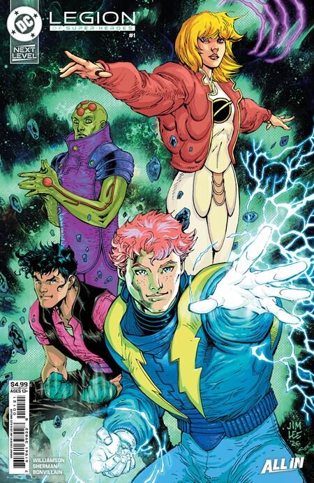 LEGION OF SUPER-HEROES #1 CVR B JIM LEE CARD STOCK VAR