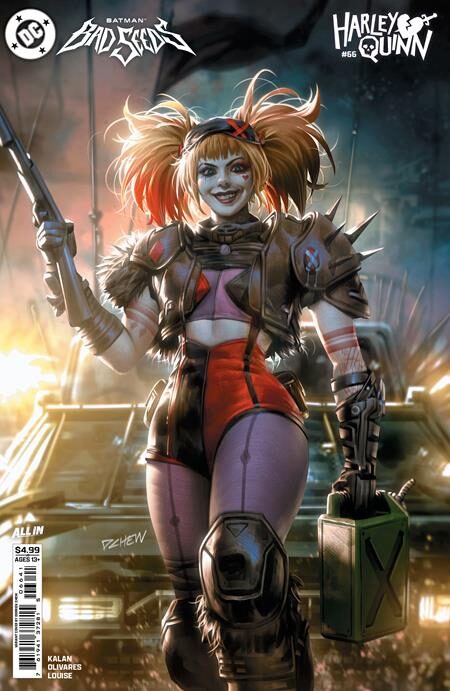 0726DC0118 HARLEY QUINN #66 CVR D DERRICK CHEW CARD STOCK VAR (BATMAN BAD SEEDS)