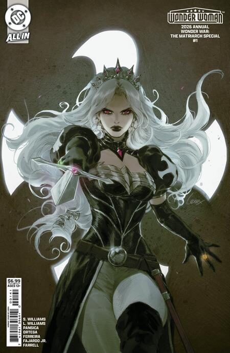0726DC0156 WONDER WOMAN 2026 ANNUAL WONDER WAR THE MATRIARCH SPECIAL #1 (ONE SHOT) CVR D LESLEY LEIRIX LI CARD STOCK VAR