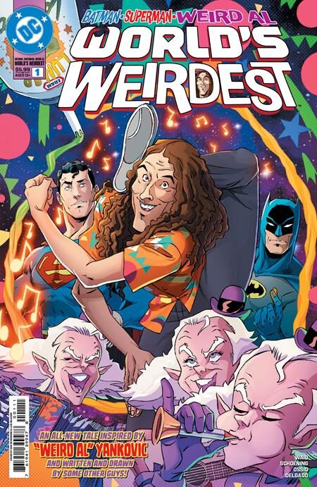 0726DC0198 BATMAN SUPERMAN WEIRD AL WORLDS WEIRDEST #1 (ONE SHOT) CVR A DAN SCHOENING