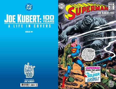 0726DC0236 JOE KUBERT 100 YEARS A LIFE IN COVERS #1 (ONE SHOT) CVR B JOE KUBERT FOIL VAR