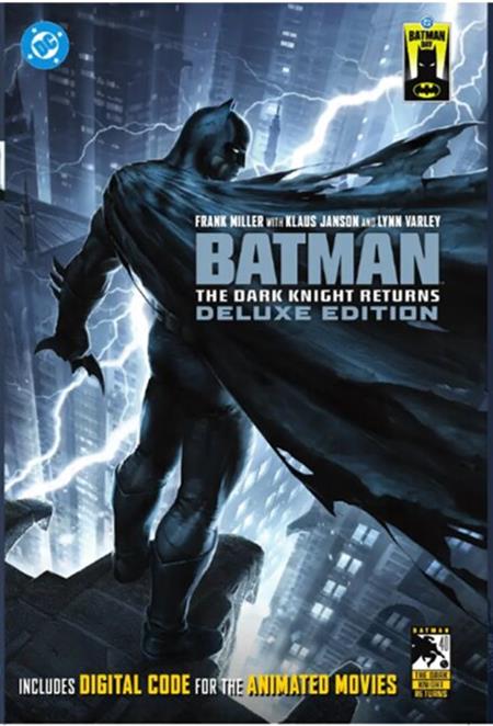 0726DC8014 BATMAN DAY 2026 - BATMAN THE DARK KNIGHT RETURNS DELUXE EDITION HC VARIANT DUST JACKET