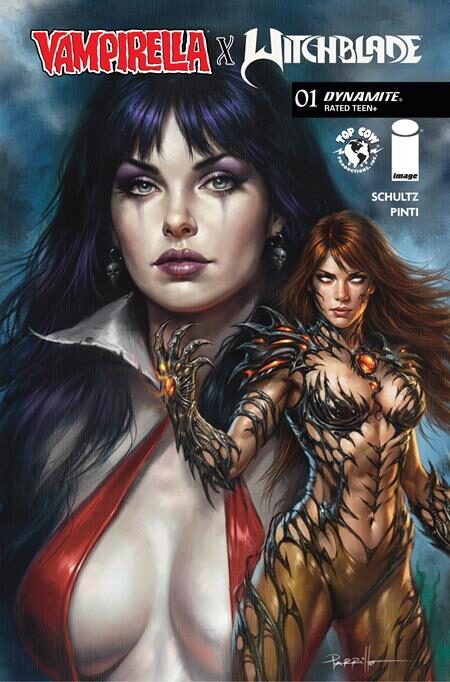 0726DE0894 VAMPIRELLA X WITCHBLADE SPECIAL #1 (ONE SHOT) CVR B LUCIO PARRILLO VAR