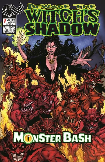0726PP1136 BEWARE THE WITCHS SHADOW MONSTER BASH #1 CVR A PUIS CALZADA (MR)