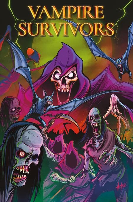 0726TN1231 VAMPIRE SURVIVORS #1 (OF 4) CVR B DAVID HARTMAN VAR