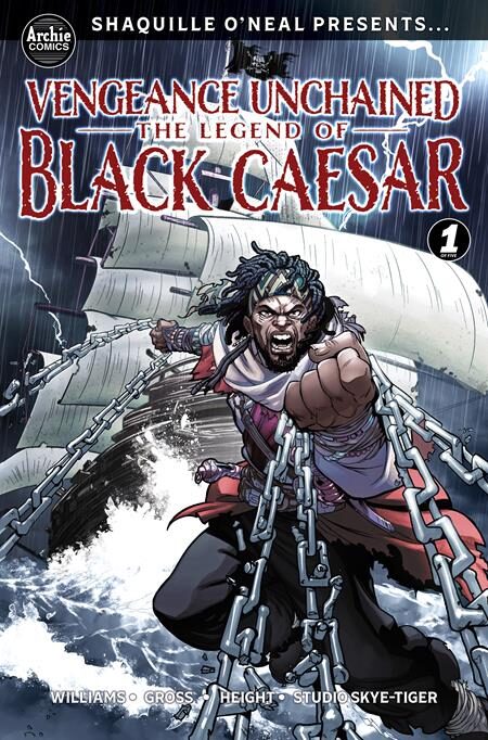 0826AC0629 SHAQUILLE ONEAL PRESENTS VENGEANCE UNCHAINED THE LEGEND OF BLACK CAESAR #1 (OF 5) CVR A RAY ANTHONY HEIGHT