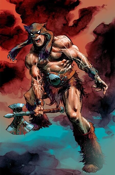 0926DE0681 FIRE AND ICE DARKWOLF #5 CVR F DAN PANOSIAN METAL PREMIUM VAR