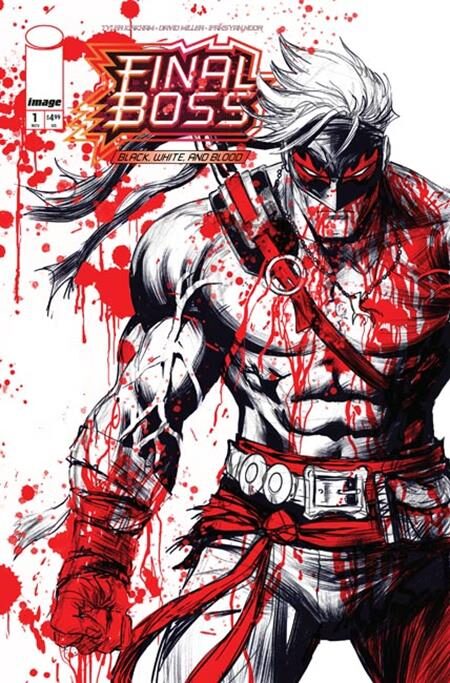 0926IM0283 FINAL BOSS #1 BLACK WHITE AND BLOOD REPRINT CVR A TYLER KIRKHAM (MR)