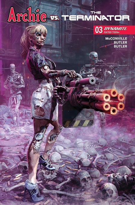 1026DE0594 ARCHIE VS THE TERMINATOR #3 CVR B BJORN BARENDS VAR
